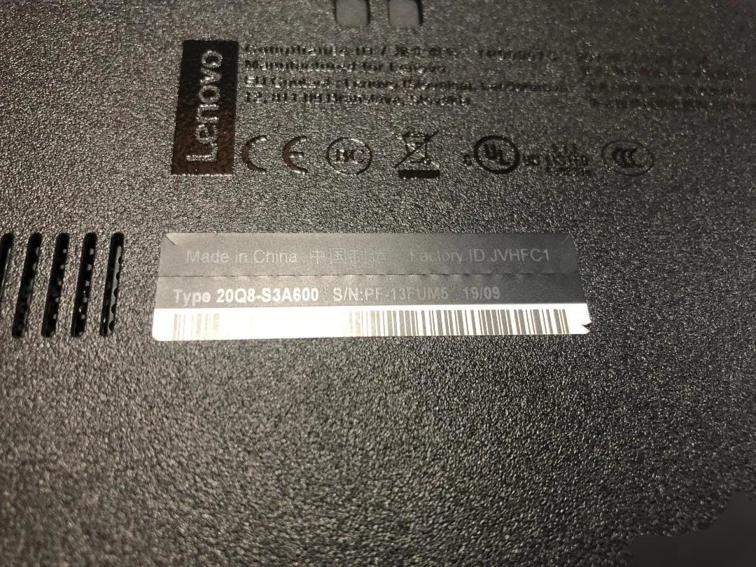 ThinkPad L590 Corei5 8GB SSD256GB win11⑰