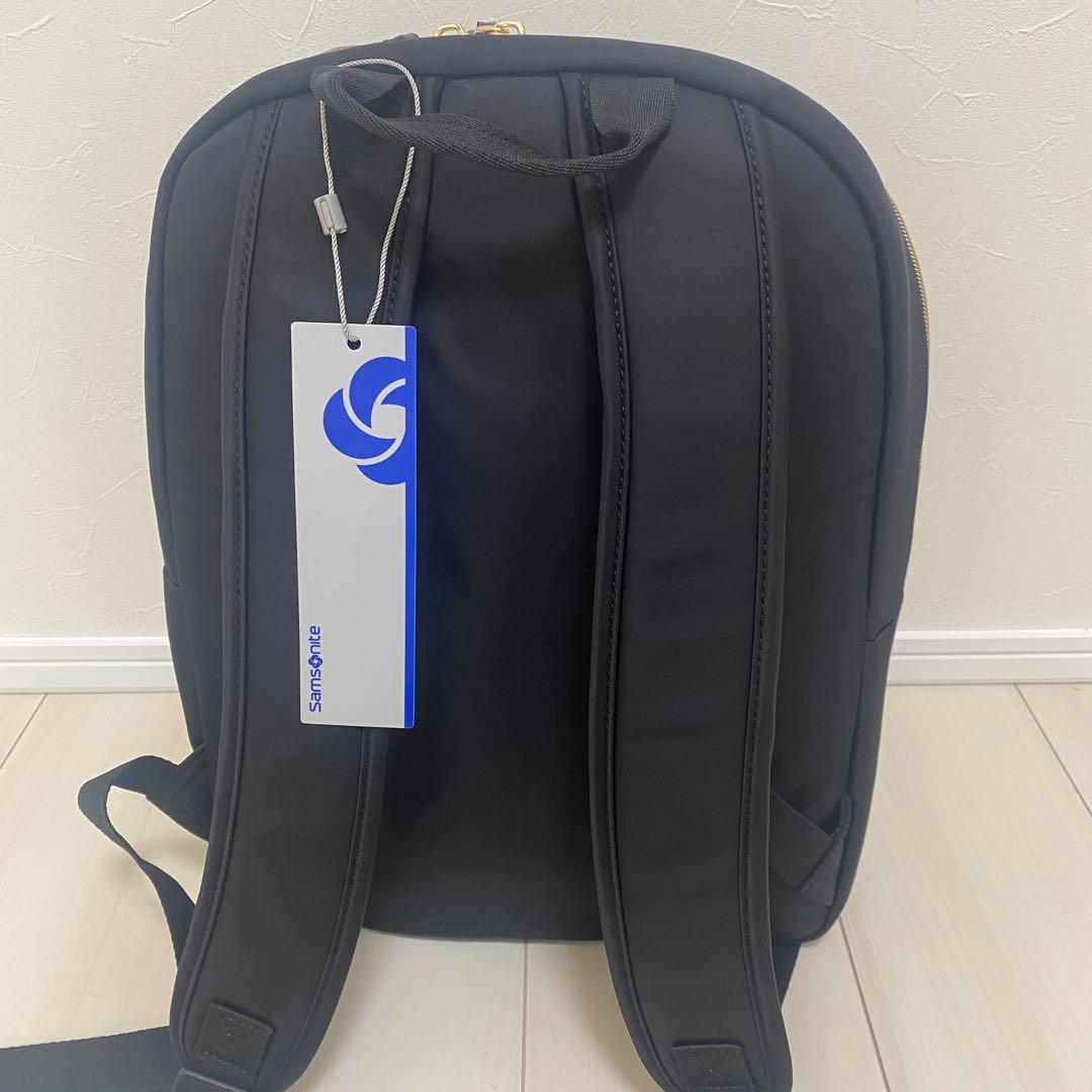【新品】サムソナイト メンズ レディース ナイロン バック リュック ブラック