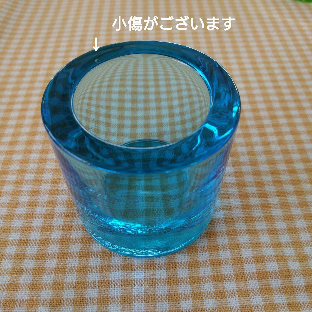  kivi キャンドルホルダー グリーン系ブルー系 5個セット