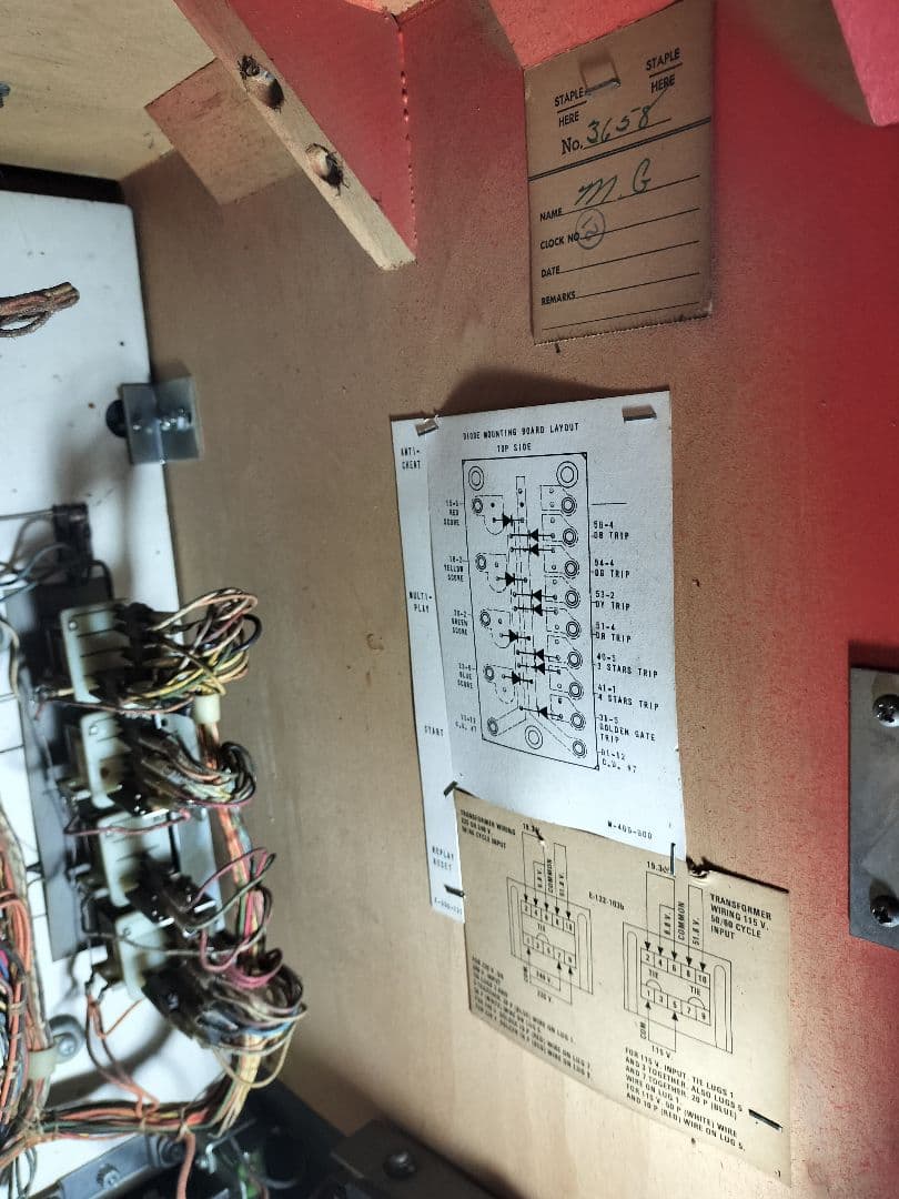 Bally MYSTICGATE ビンゴゲーム ピンボール ヘッドのみ 部品取り