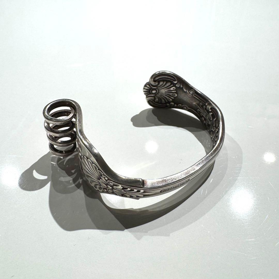 京都有名老舗店にて購入 Tiffany カトラリー　シルバーバングル