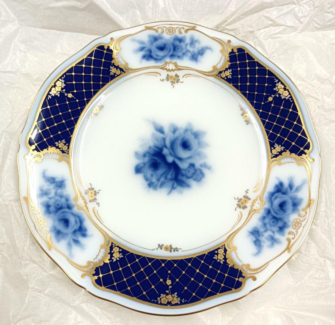 大倉陶園　ブルーインペリアル　パン皿