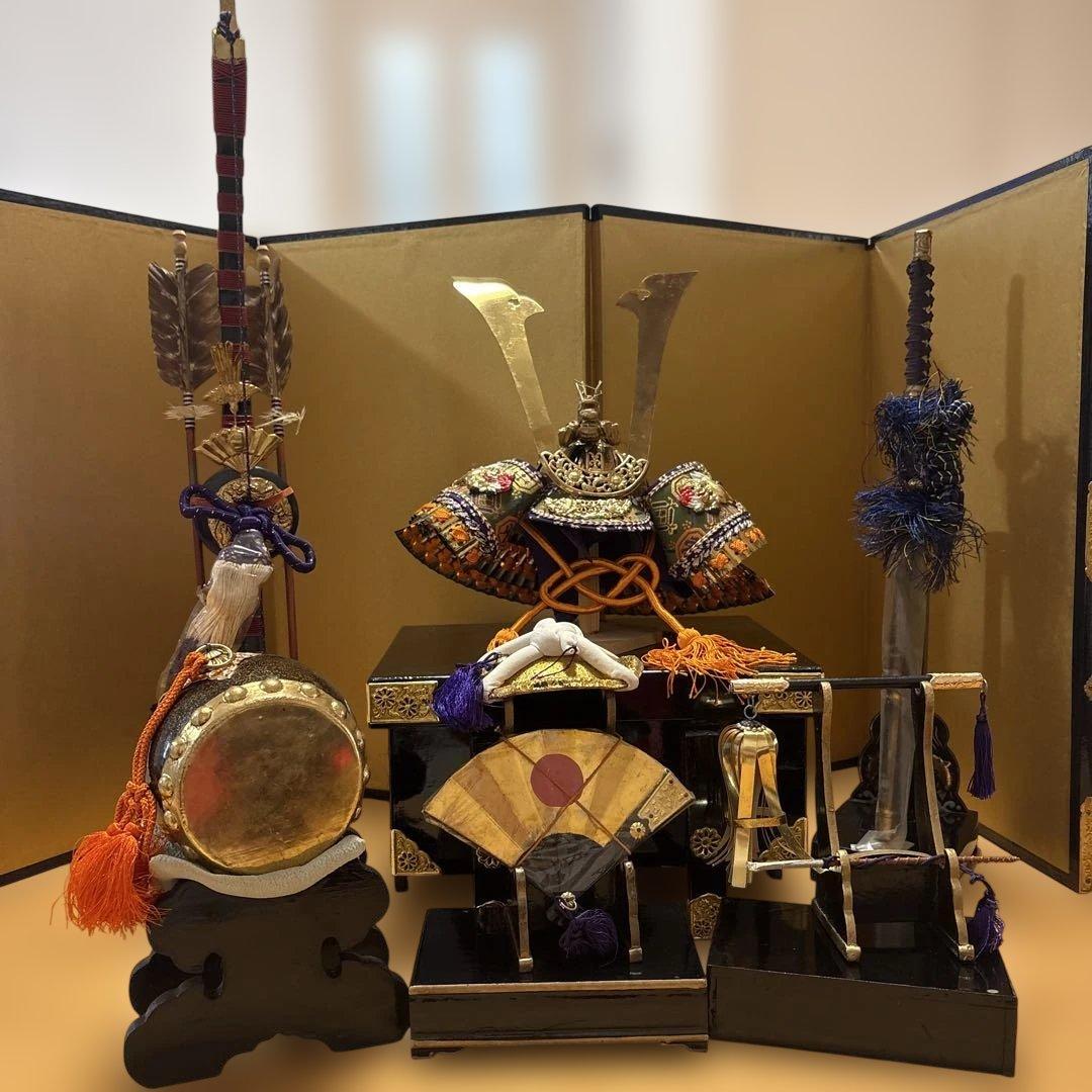 年代物　五月人形 武者飾り セット