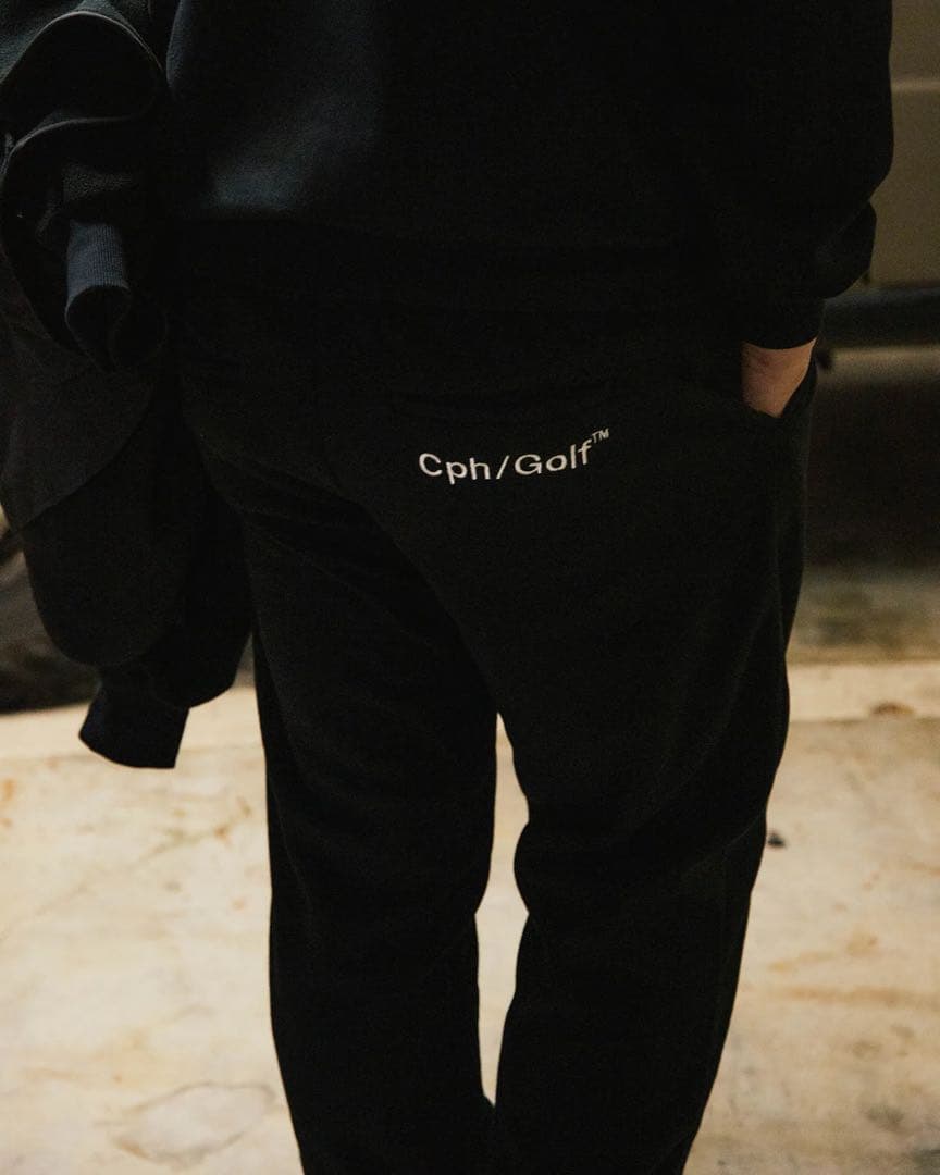 フォロー割引あり　完売品　キャプテンズヘルムゴルフ　フリースジョガーパンツ　黒L
