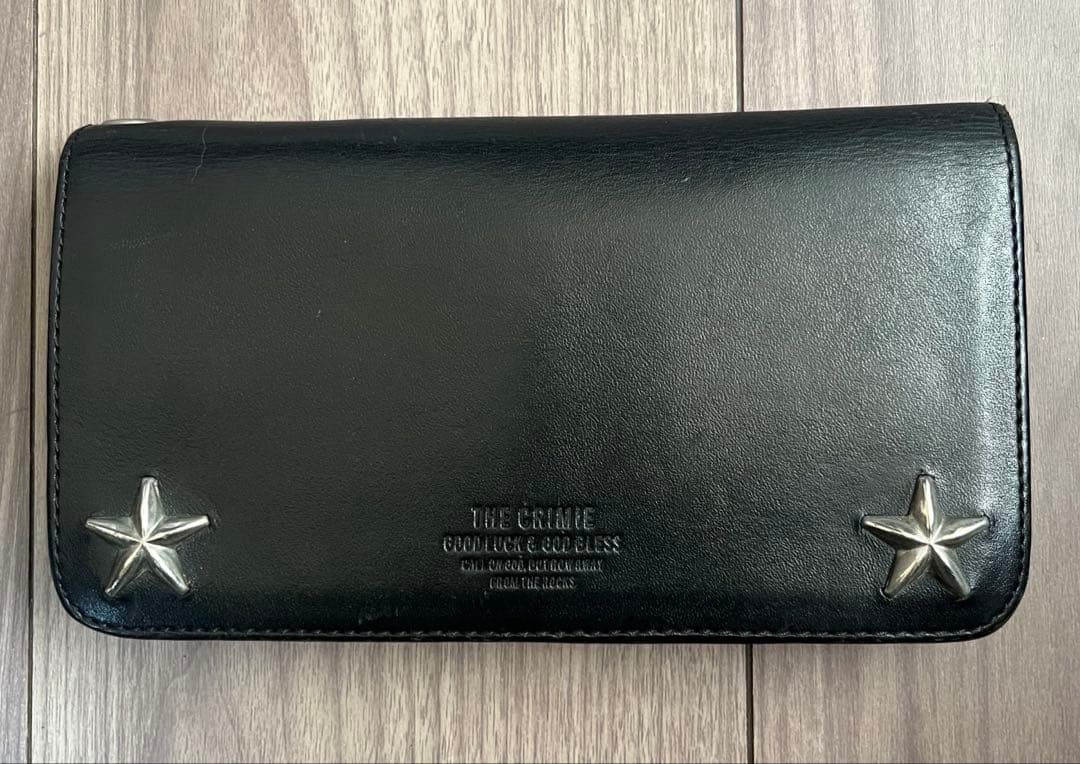 THE CRIMIE クライミー　ブラック レザー 長財布