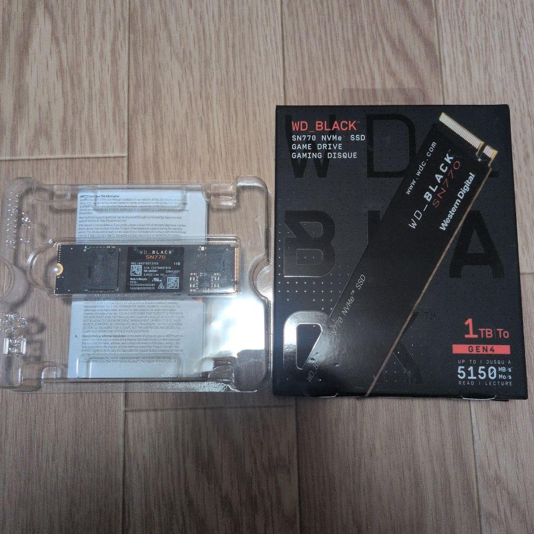 [土日限定値下げ]WD BLACK SN770 NVME SSD 1TB