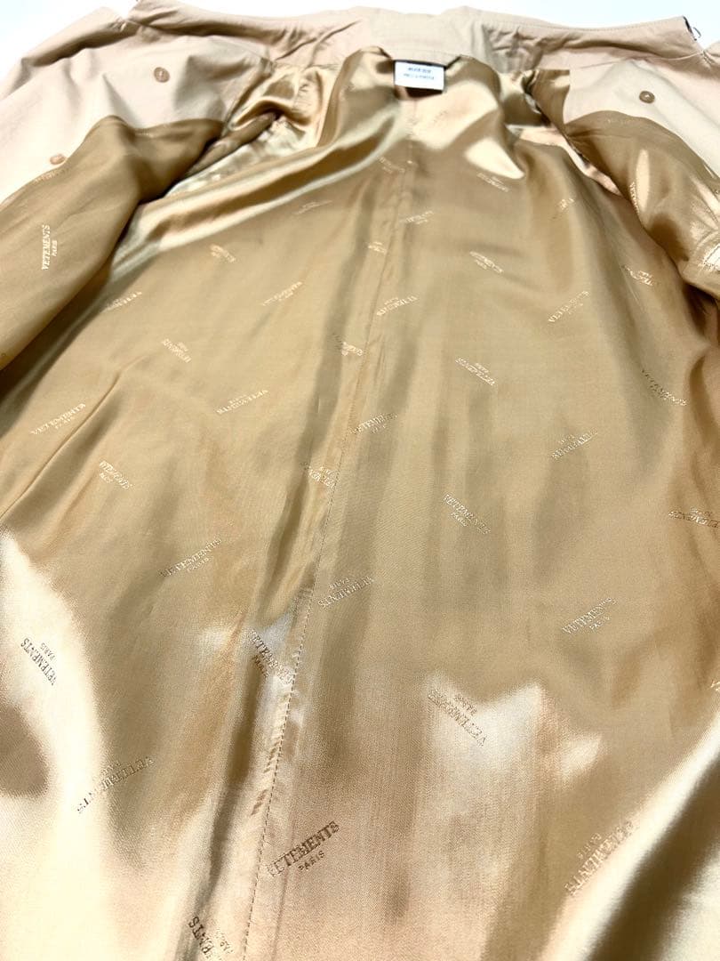 ⭐︎これからの季節に⭐︎VETEMENTS オーバーサイズトレンチコーズ XS