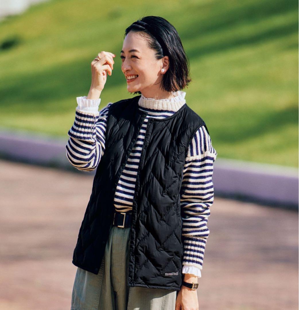 モンベル　LEE別注　スペリオダウン ラウンドネックベスト Women’s