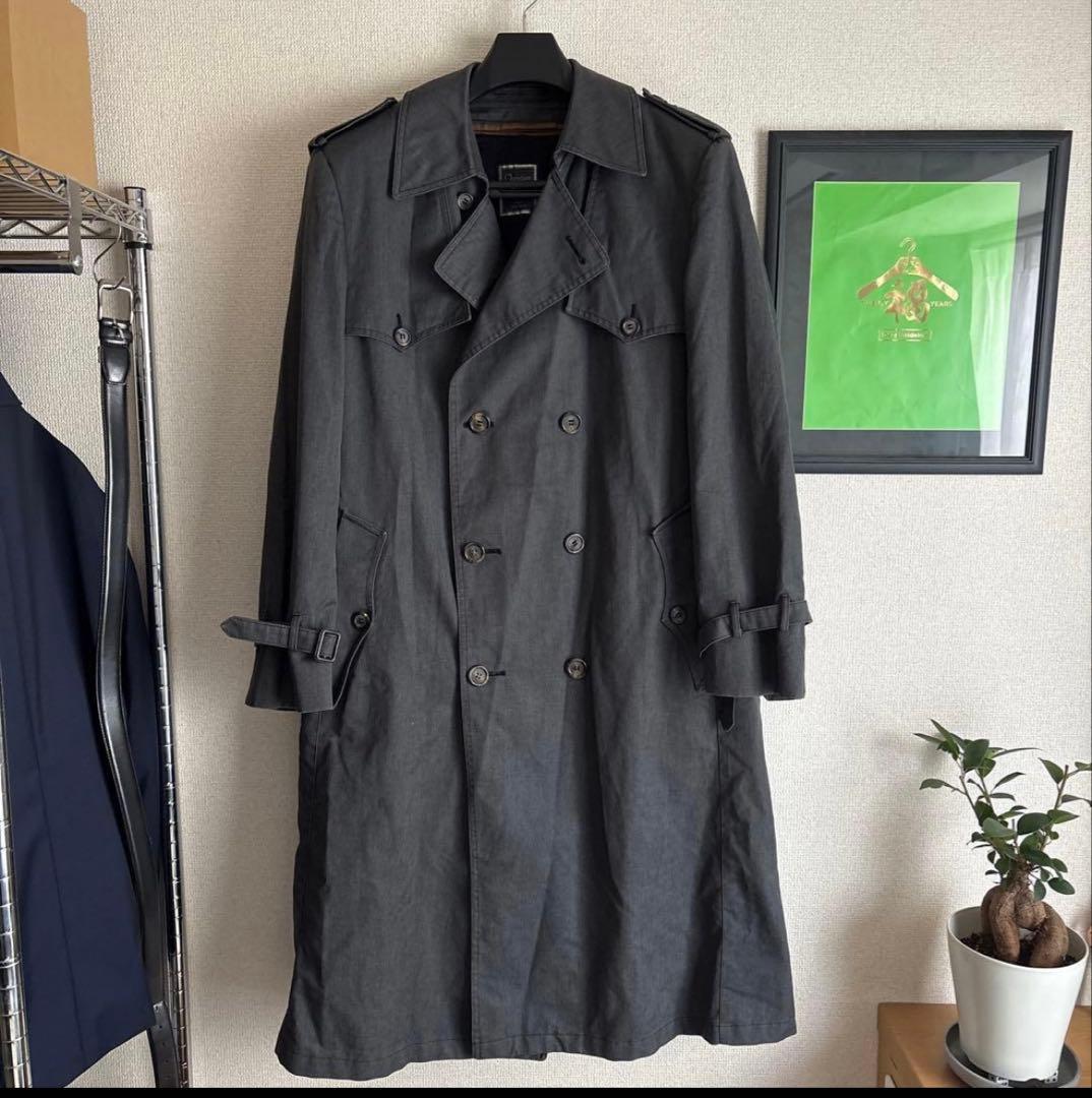Christian Dior トレンチコート ダークグレー　黒