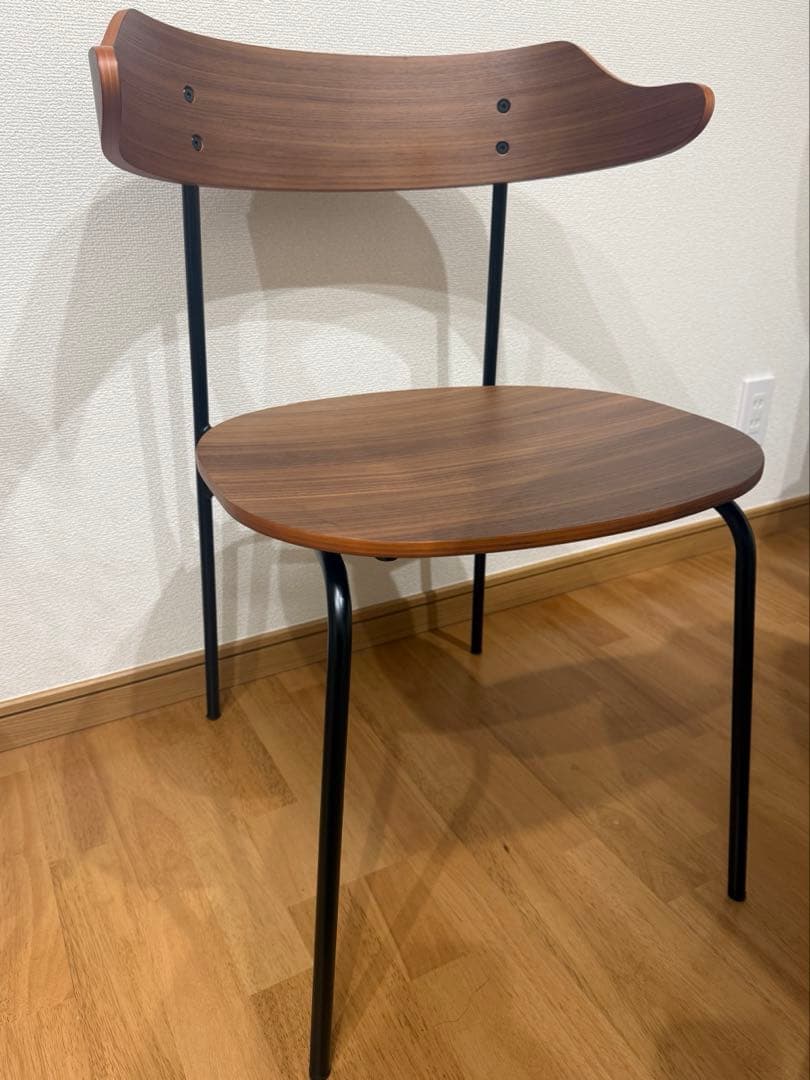 使用約3ヶ月 KANADEMONO ダイニングチェア　1脚　①