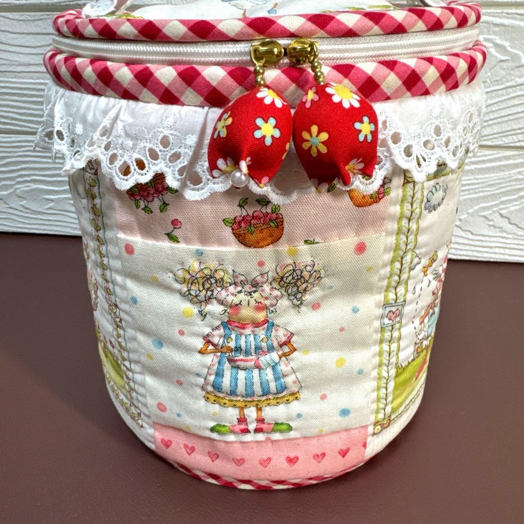 XXXXX様・丸型バニティバッグ