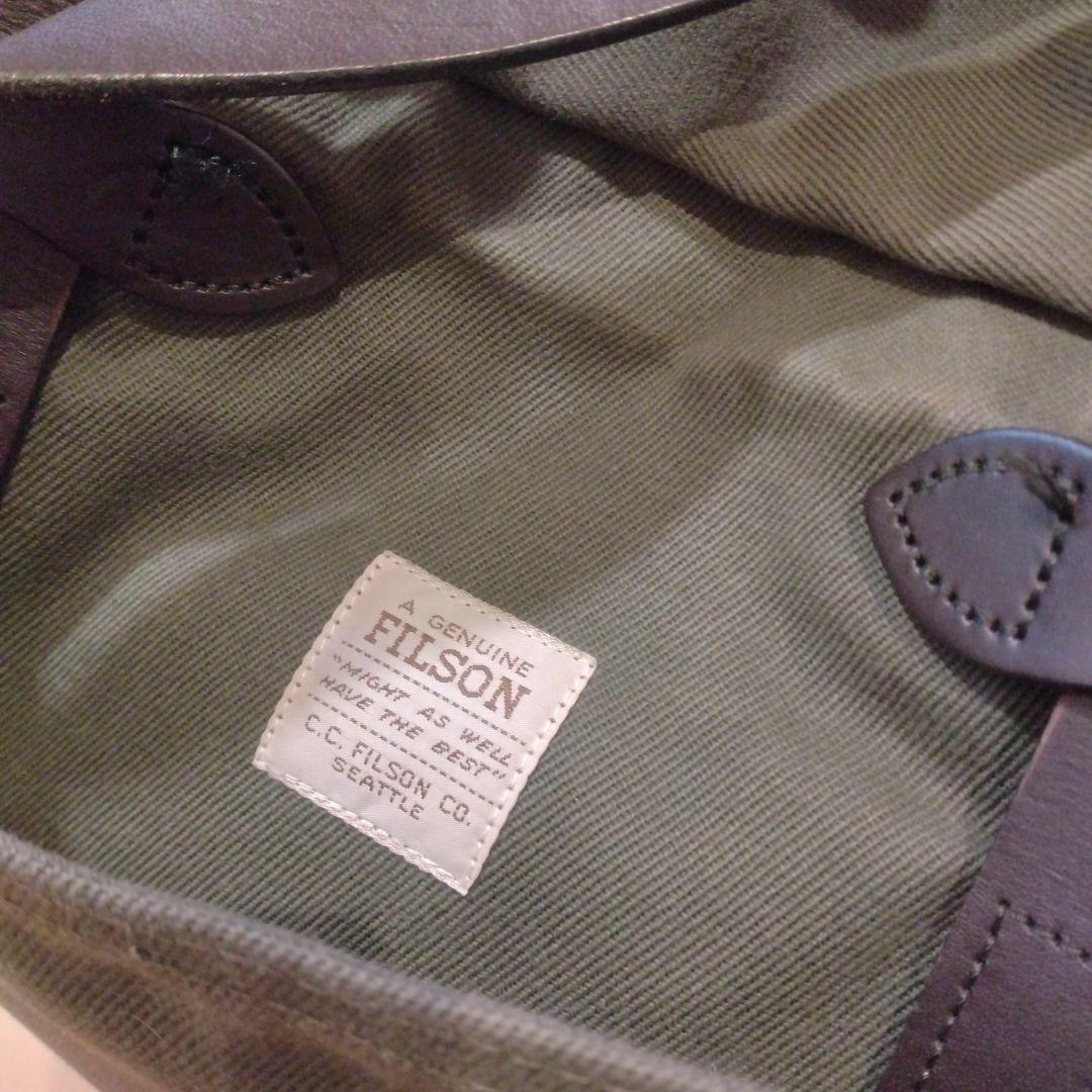 FILSON ジッパー付き トートバッグ