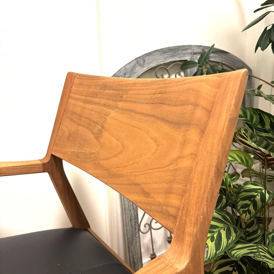 time&style ナイトフライ ラウンジチェア　ウォルナット　アームチェア①