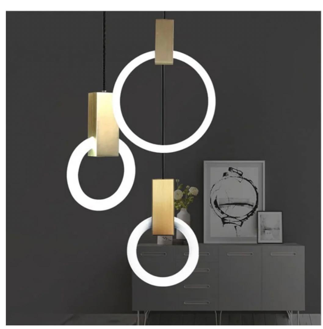 モダンリングペンダントライト