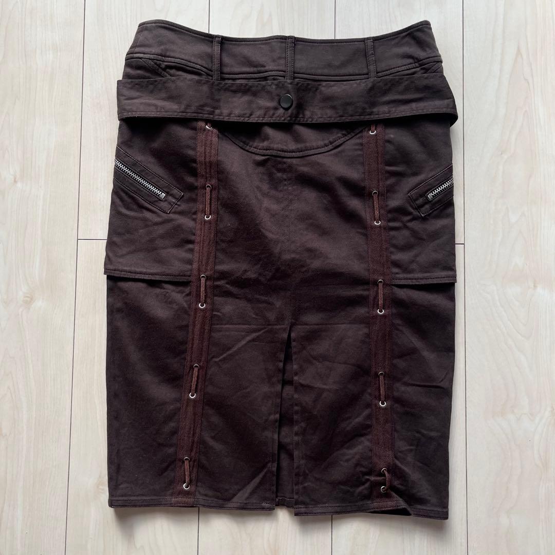 90s Y2K VERSUS ヴェルサス ヴェルサーチ スカート ミリタリー