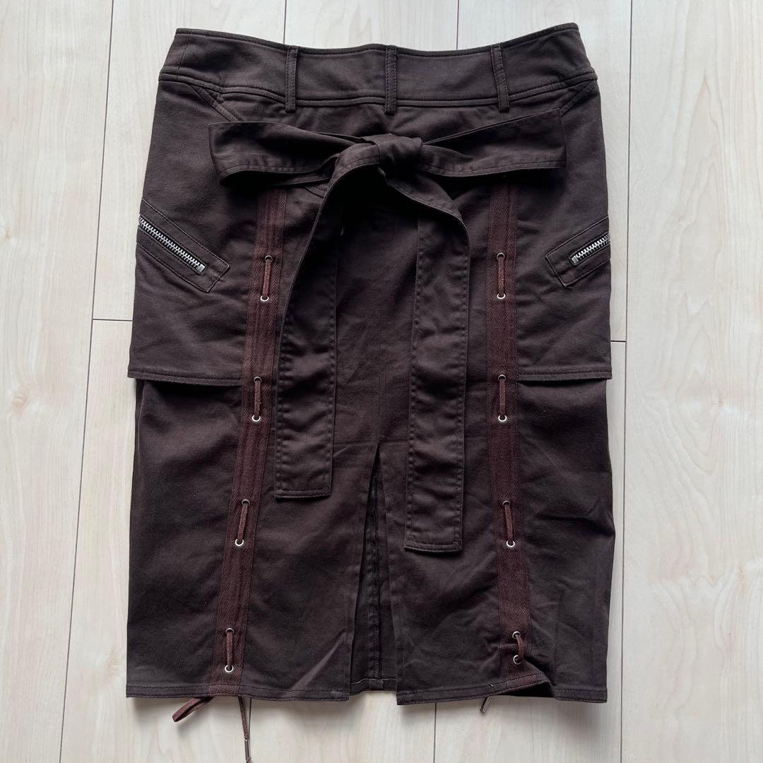 90s Y2K VERSUS ヴェルサス ヴェルサーチ スカート ミリタリー