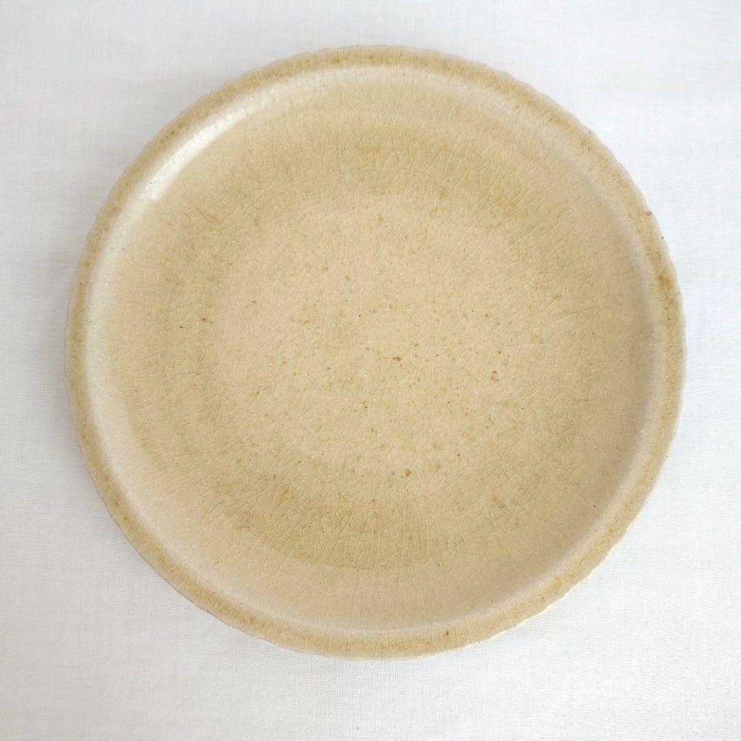 たくまポタリー 7寸 おかず皿 オリーブ 2枚セット