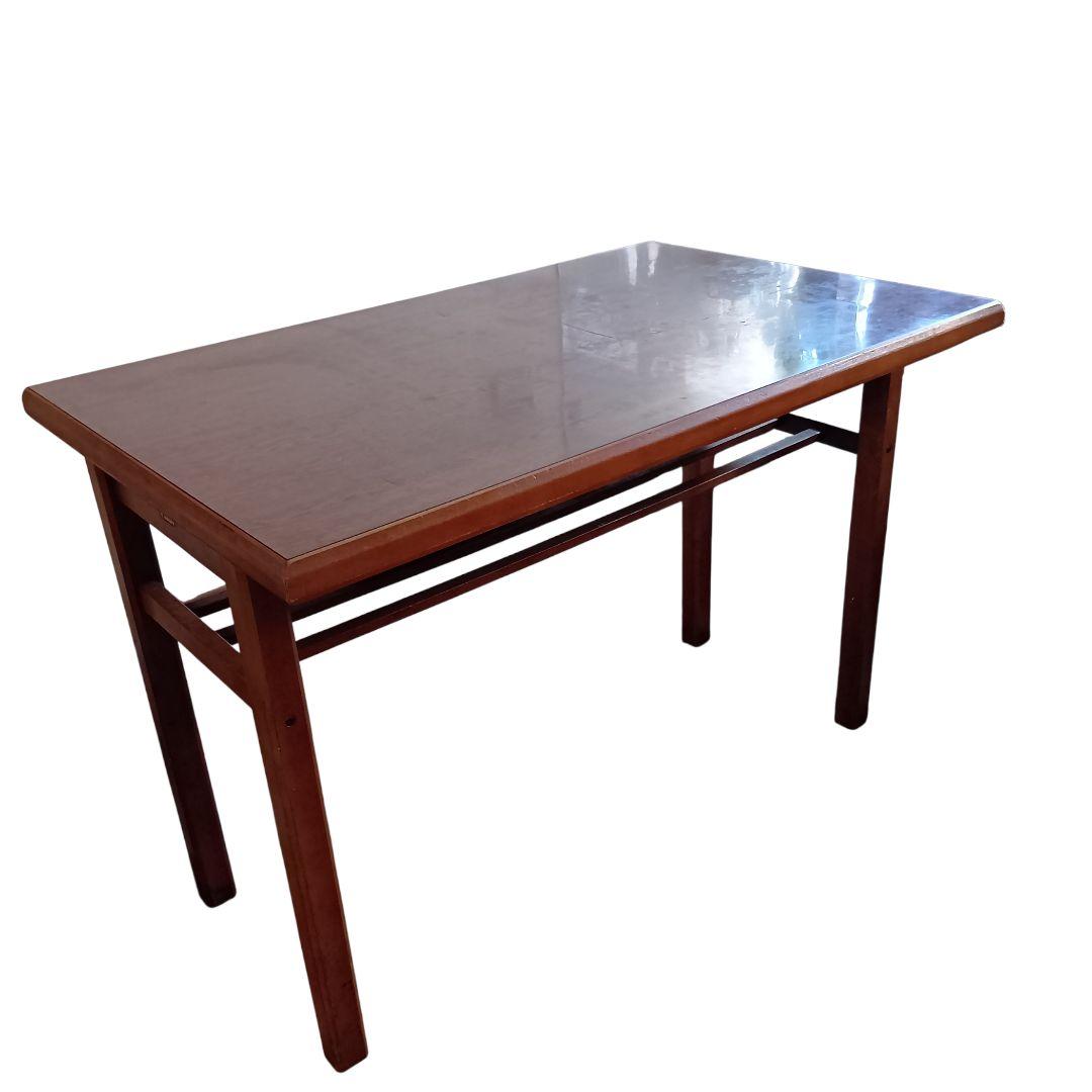 木製ダイニングテーブル ブラウン