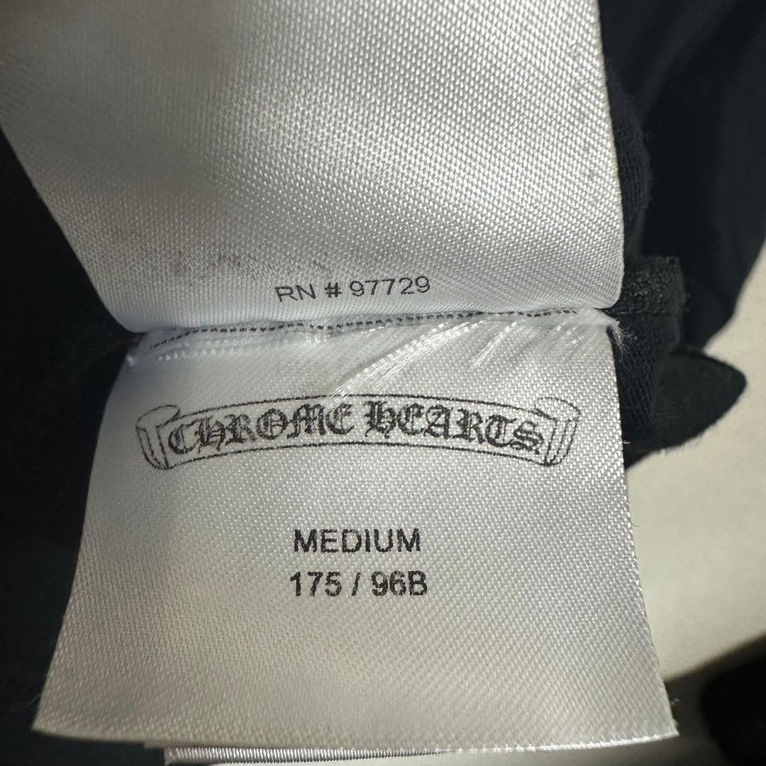 CHROME HEARTS クロムハーツ セメタリークロス ロンT M ブラック