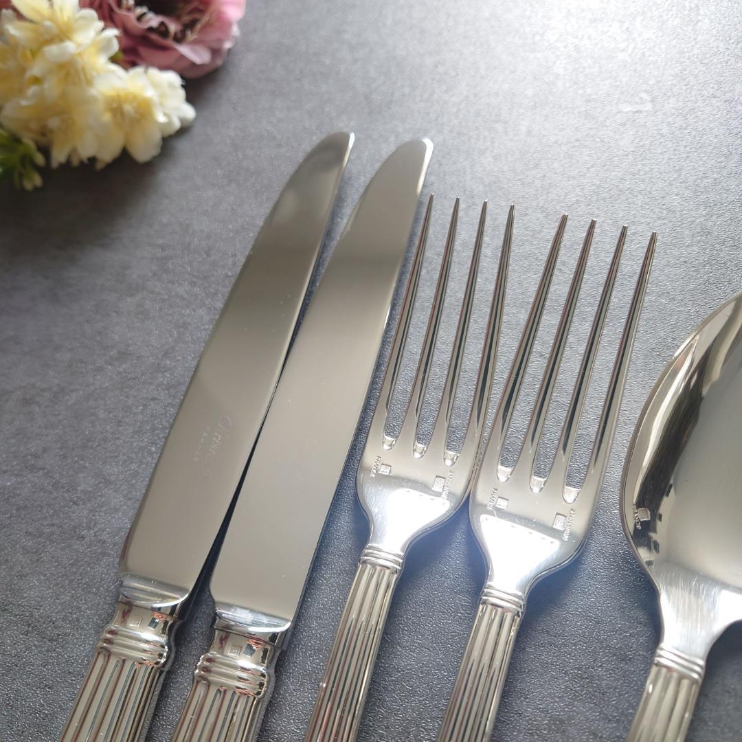 美品 クリストフル アリア テーブルサイズ 6点