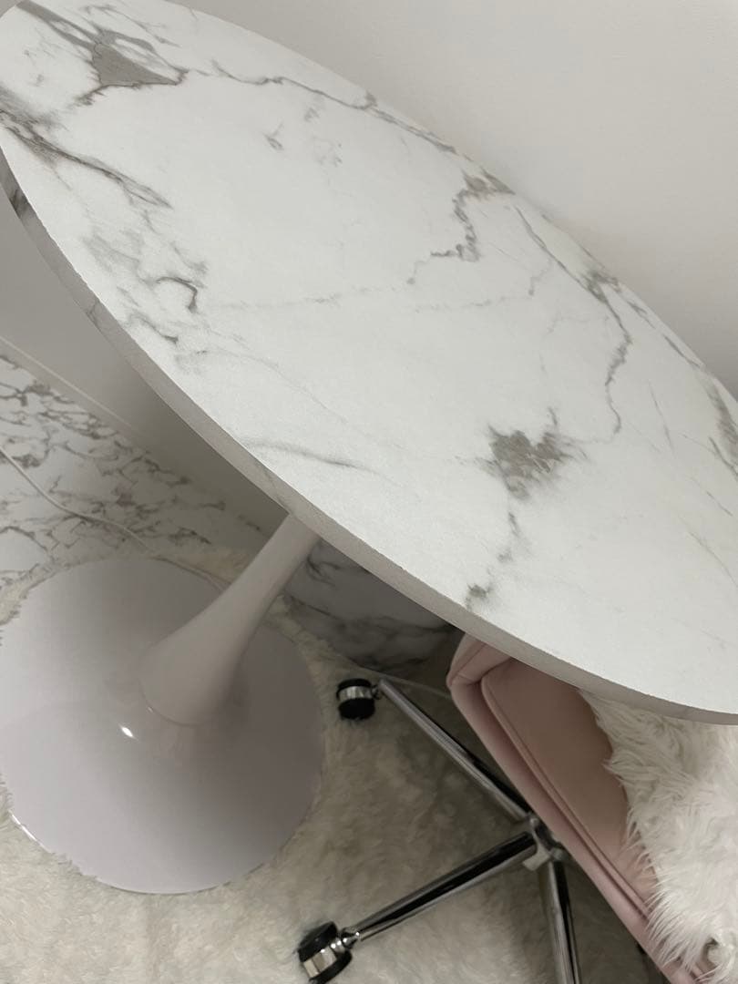 大理石テーブル 大理石 80cm ダイニングテーブル 新品未使用 チェアなし