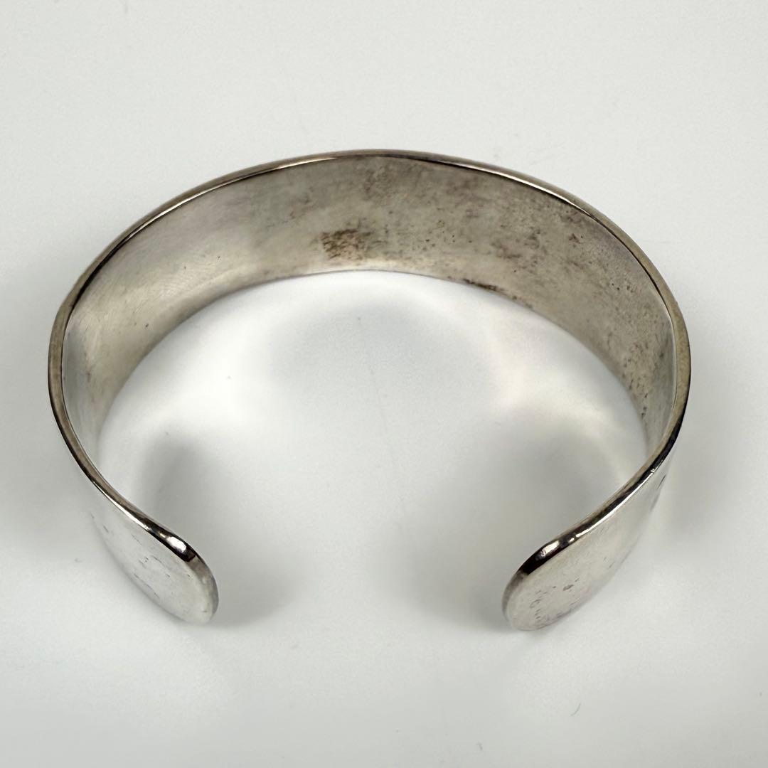 テツHOPI オーバーレイ ウェーブシルバーバングル　リング　2点セット