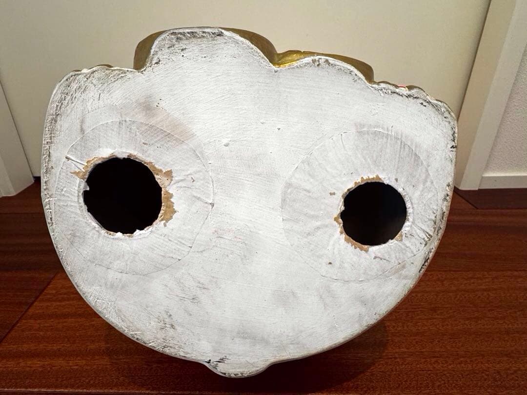 【特大 】招き猫 左手上げ 三毛猫 貯金箱 約43cm レトロ 昭和レトロ