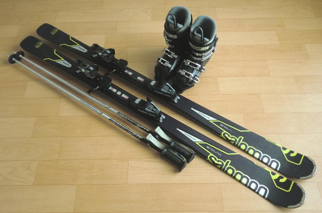 ■1月限定■送料無料■サロモン■メンズスキーセット■160/26.5■メンテ付■
