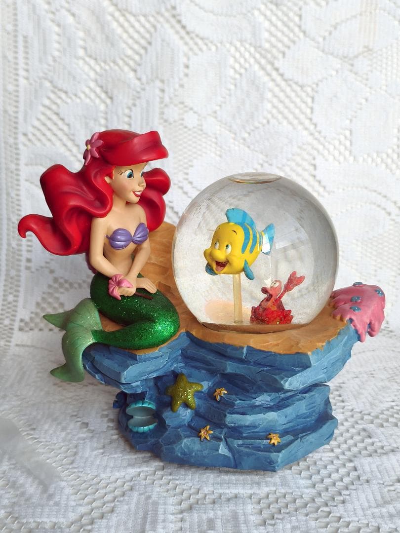 【中古】アリエル　オルゴール　公式フィギュア　アメリカ製　海外パーク品　2009