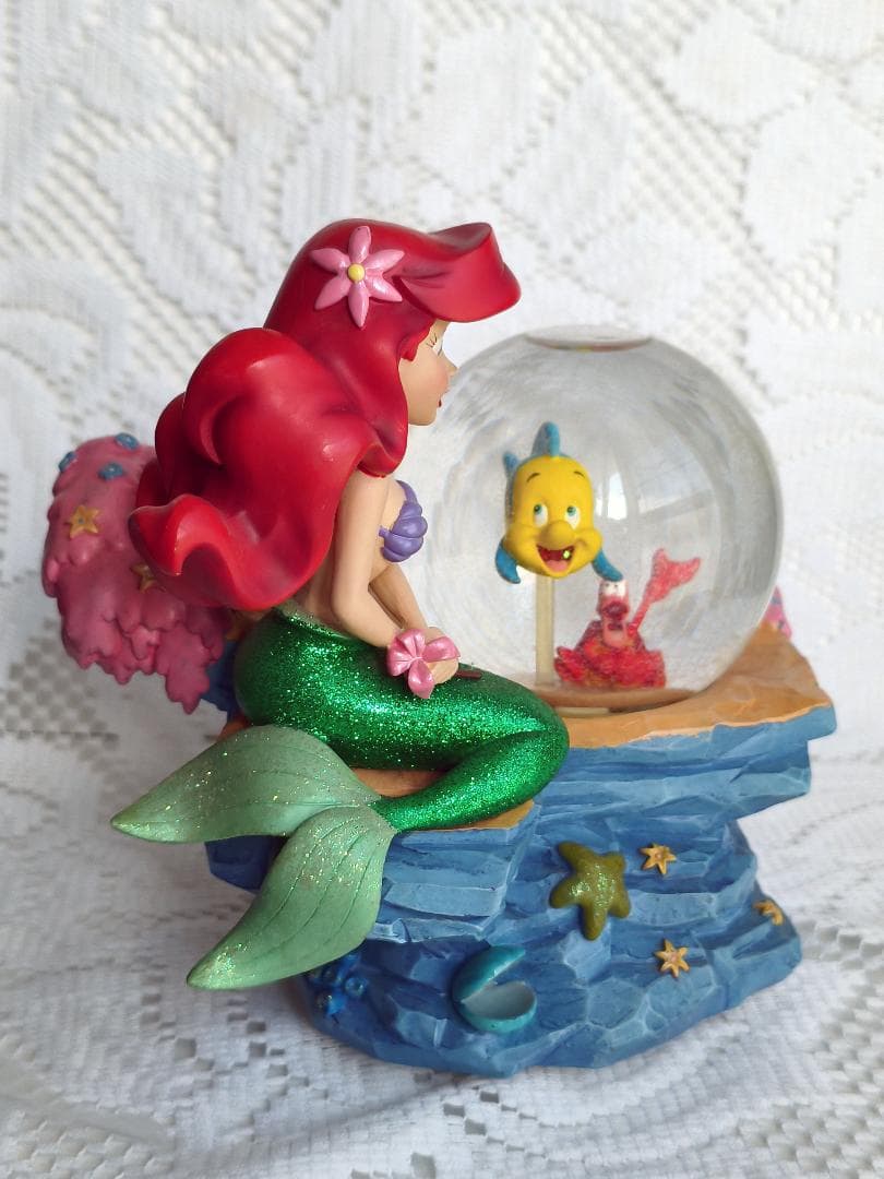 【中古】アリエル　オルゴール　公式フィギュア　アメリカ製　海外パーク品　2009