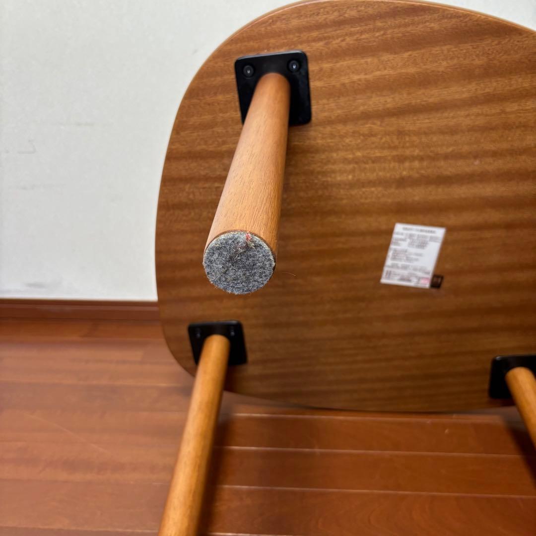 【訳あり品】【ウィドゥスタイル】センターテーブル　卵形