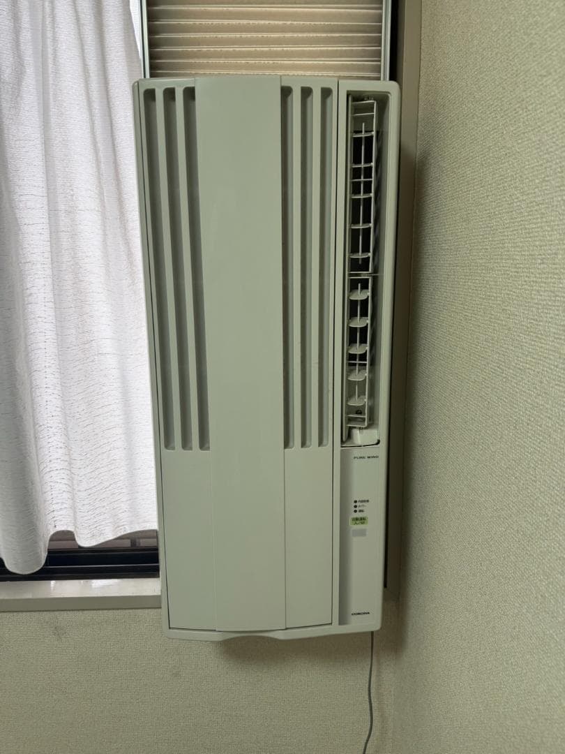 【なつ】CORONA 窓用エアコン リモコン付き
