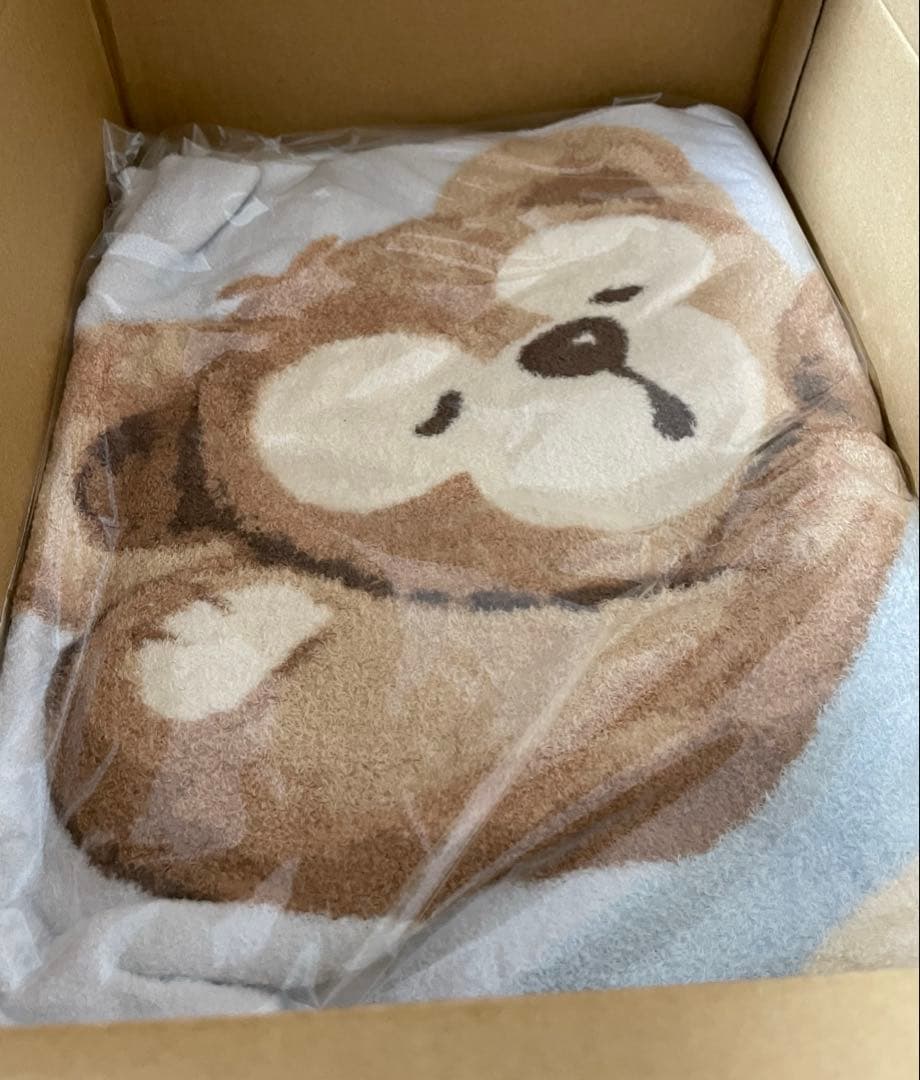 ジェラートピケ ダッフィー 20周年 ニットブランケット　ブランケット