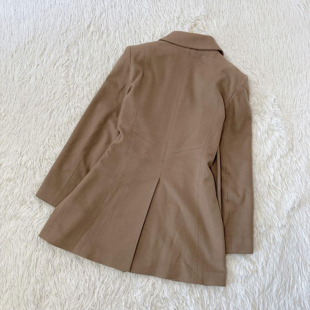 【美品・最高級】フォクシーブティック カシミヤ100%チェスターコート ベージュ