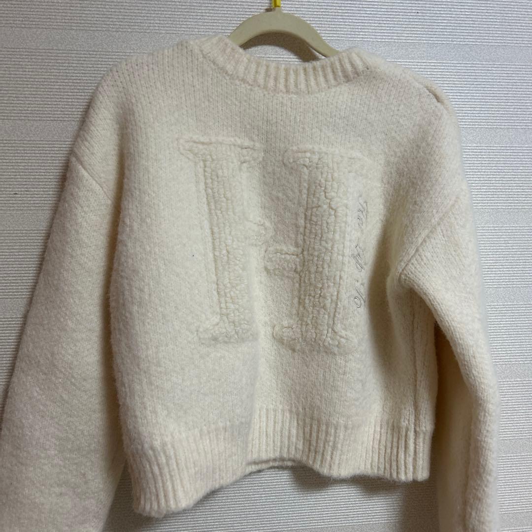 トップス H Boa Logo Knit Pullover