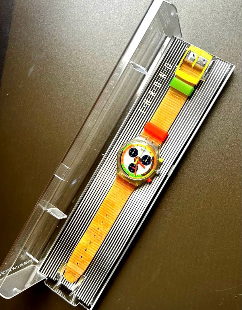 時計 Swatch CHRONO JELLY STAG SCK104