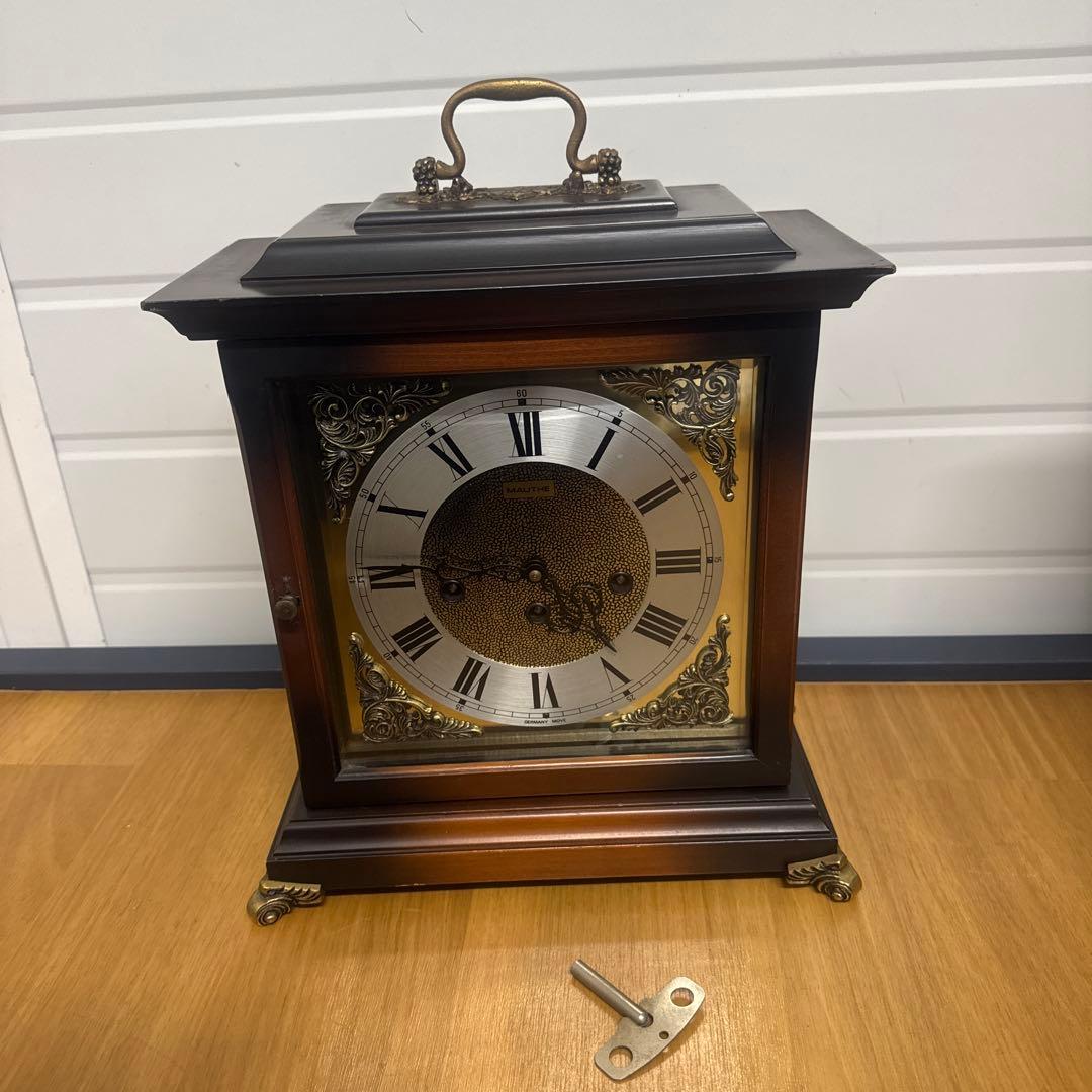 ヴィンテージ MAULTHE マウテ 置時計 （ウエストミンスターチャイム）
