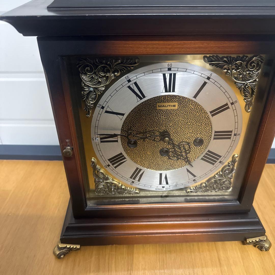 ヴィンテージ MAULTHE マウテ 置時計 （ウエストミンスターチャイム）