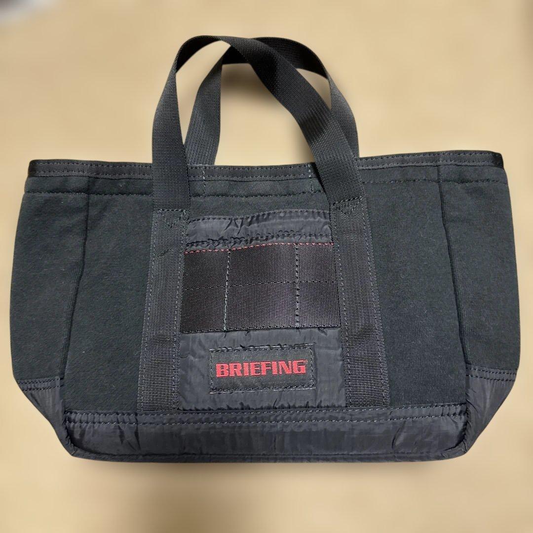 BRIEFING ブラック ミニトートバッグ