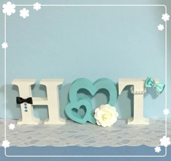 ばんぴか様確認用♡ウエディングバージョン・イニシャルオブジェ