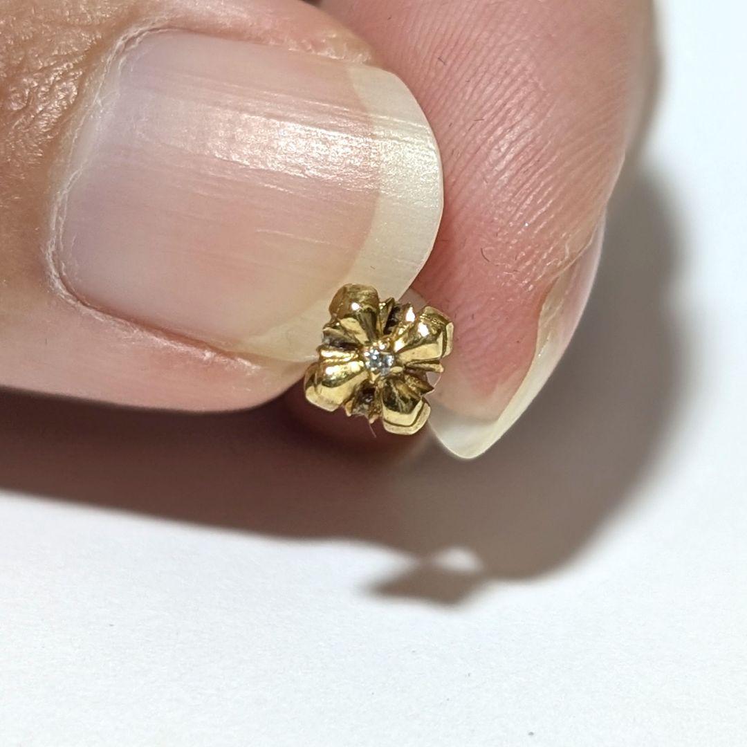 証明書あり ブラッディマリー ピアス 2点 保証書 箱付き 18金 ダイヤ入り