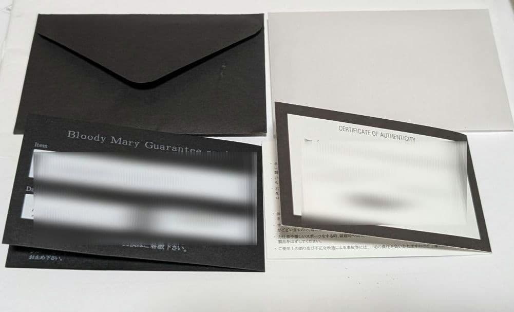 証明書あり ブラッディマリー ピアス 2点 保証書 箱付き 18金 ダイヤ入り