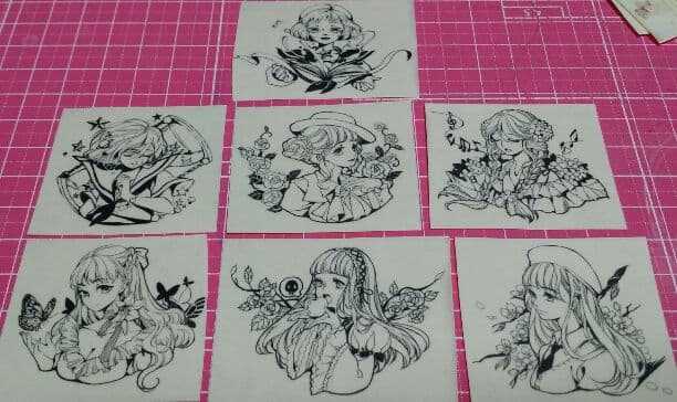 142.人物マステ1ループ切り売り140円