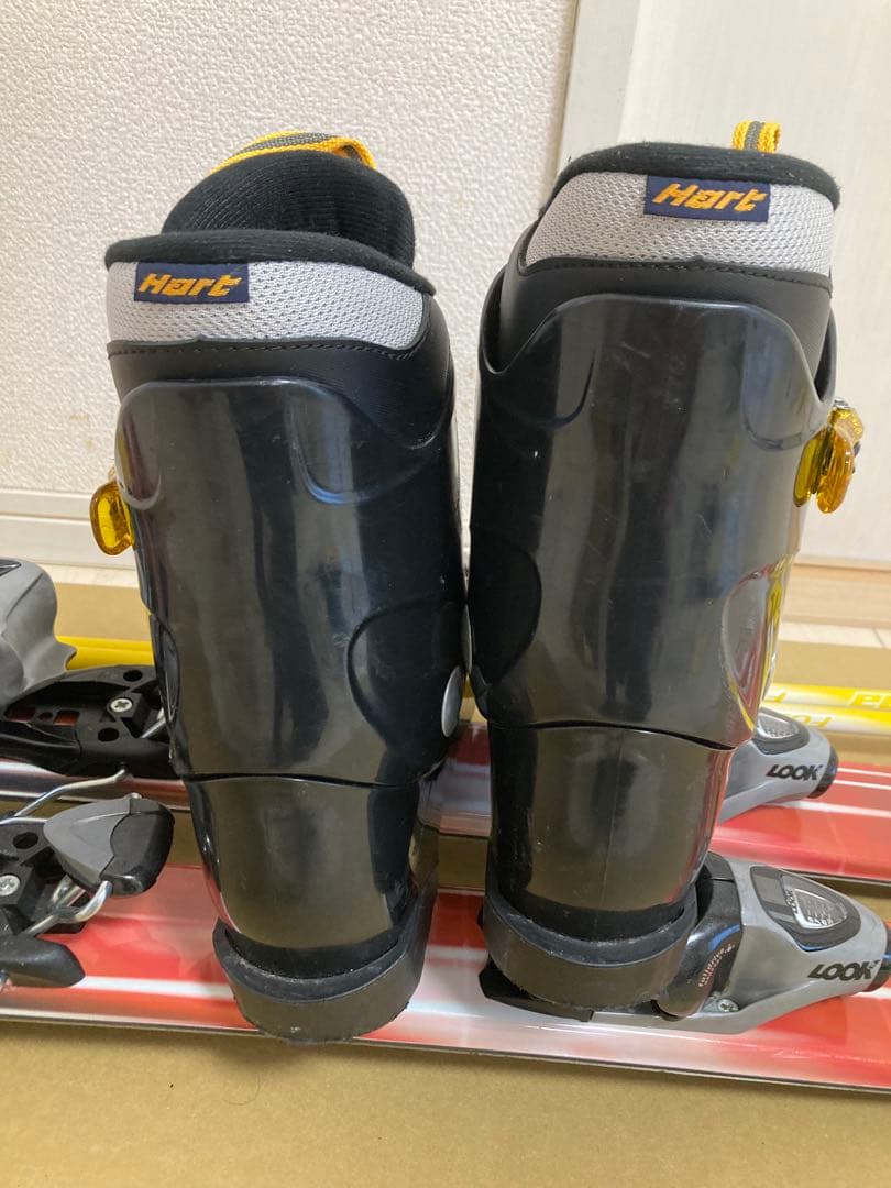 KAZAMAジュニア用スキー板130cm ブーツ24cmストック100cm