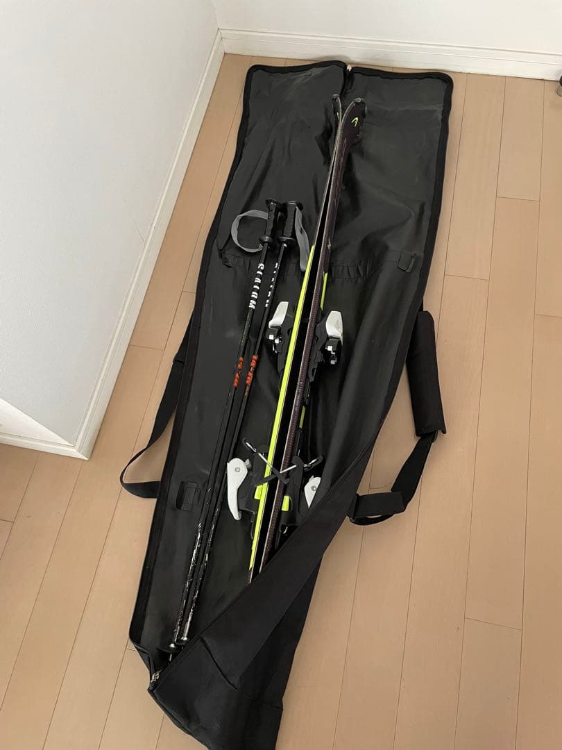 HEAD スキー板（137cm）、ポール、スキーケース