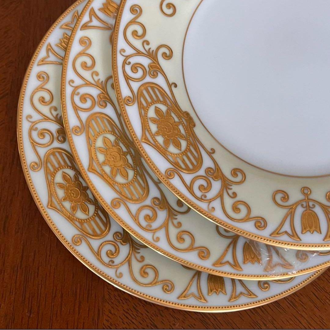 【希少品】オールドノリタケ★クリスマスボール★手描きパン・ケーキ皿　6枚