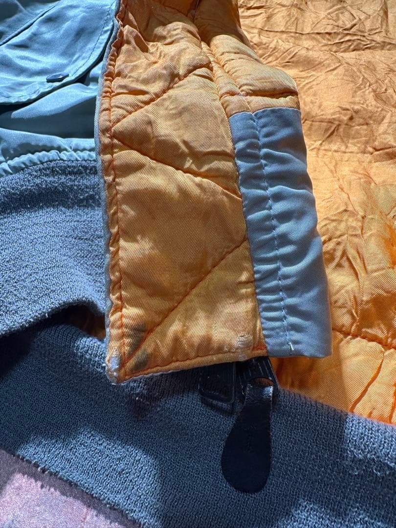 年末限定値下げ AVIREX MA-1 90s USA アーチロゴ