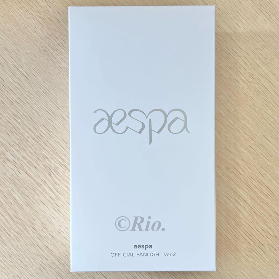 トレカ4枚付き aespa 公式 ペンライト VER2 新品 最新 ver.2