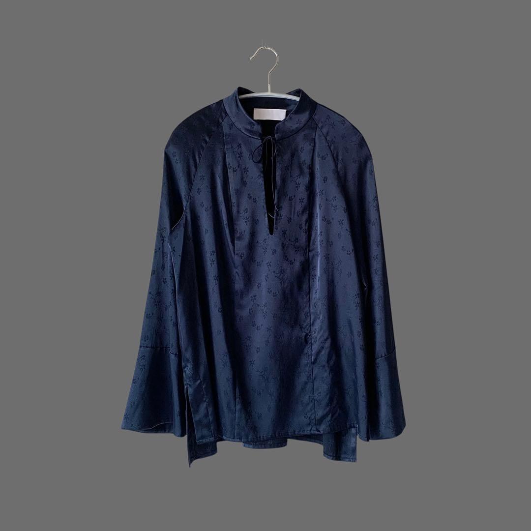 最終値下げ MameKurogouchi 17AW 1 フラワージャガードシャツ