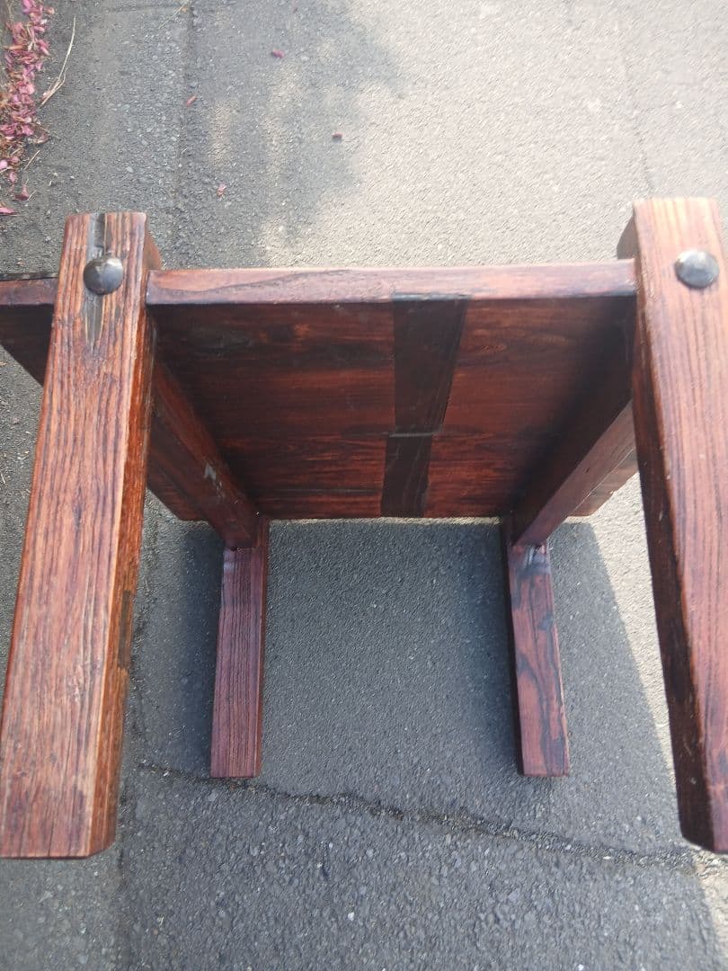 アンティークテーブル、ガラス